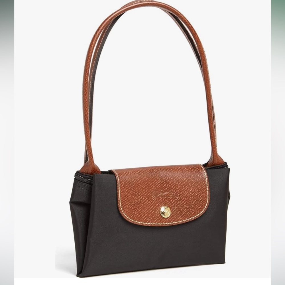 Longchamp 'Medium 'Le Pliage' Tote Shoulder Bag, Black - Picture 4 of 16
